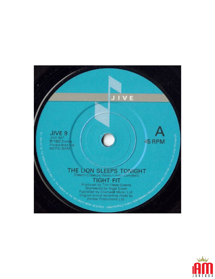 Le Lion dort ce soir [Tight Fit] - Vinyl 7", 45 RPM, Single [product.brand] 1 - Shop I'm Jukebox 