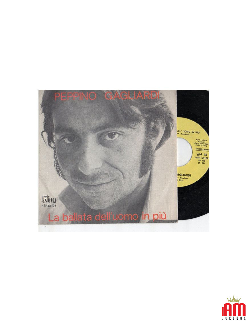 Die Ballade vom Mann in Plus wird bestehen [Peppino Gagliardi] – Vinyl 7", 45 RPM, Single, Stereo, Mono [product.brand] 1 - Shop