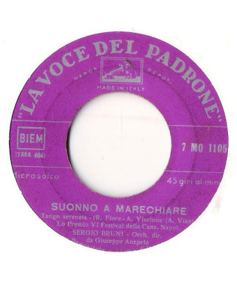 Suonno A Marechiare [Sergio Bruni] - Vinyl 7", 45 RPM
