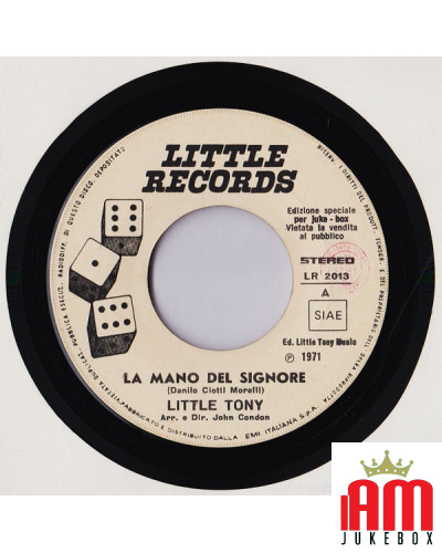 La Mano Del Signore [Little Tony] - Vinyl 7", 45 RPM, Jukebox, Stereo [product.brand] 1 - Shop I'm Jukebox 