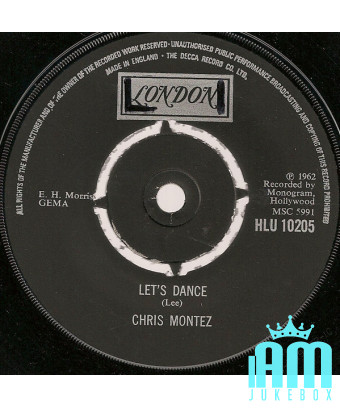 Let's Dance Some Kinda Fun [Chris Montez] - Vinyle 7", Single [product.brand] 1 - Shop I'm Jukebox 