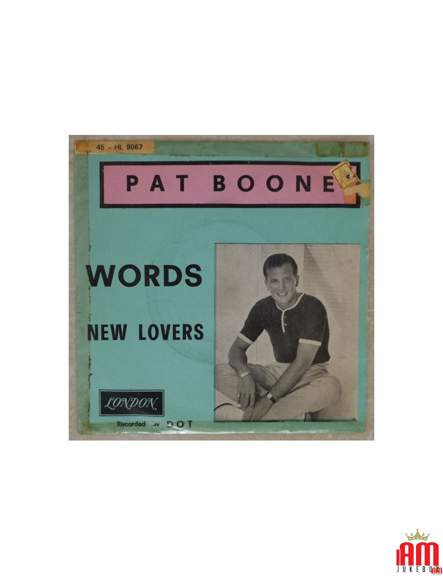 Mots New Lovers [Pat Boone] - Vinyle 7", 45 TR/MIN [product.brand] 1 - Shop I'm Jukebox 