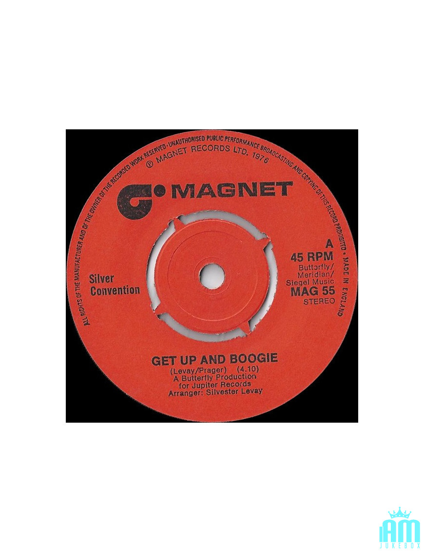Get Up And Boogie [Silver Convention] – Vinyl 7", 45 RPM, Single [product.brand] 1 - Shop I'm Jukebox 