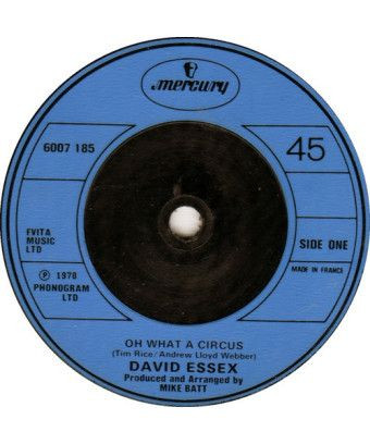 Oh quel cirque [David Essex] - Vinyle 7", Single, 45 tours [product.brand] 1 - Shop I'm Jukebox 