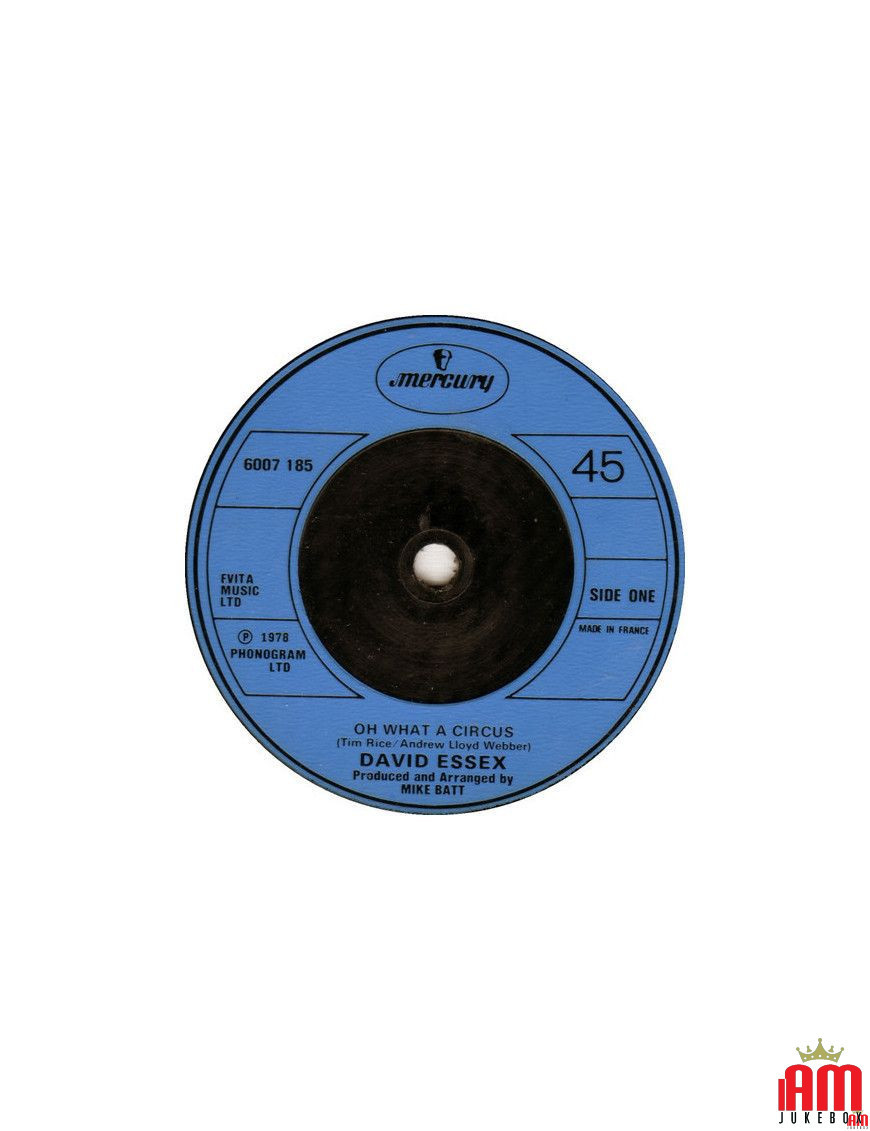 Oh quel cirque [David Essex] - Vinyle 7", Single, 45 tours [product.brand] 1 - Shop I'm Jukebox 