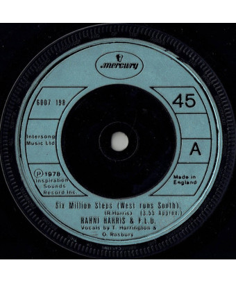 Six Million Steps (West Runs South) [Rahni Harris,...] – Vinyl 7", 45 RPM, Single [product.brand] 1 - Shop I'm Jukebox 