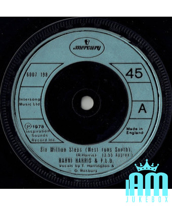 Six millions de pas (West Runs South) [Rahni Harris,...] - Vinyl 7", 45 RPM, Single [product.brand] 1 - Shop I'm Jukebox 