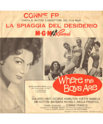 Où sont les garçons [Connie Francis] - Vinyle 7", 45 tours