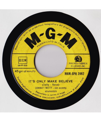 It's Only Make Believe [Conway Twitty] - Vinyl 7", 45 RPM [product.brand] 1 - Shop I'm Jukebox 