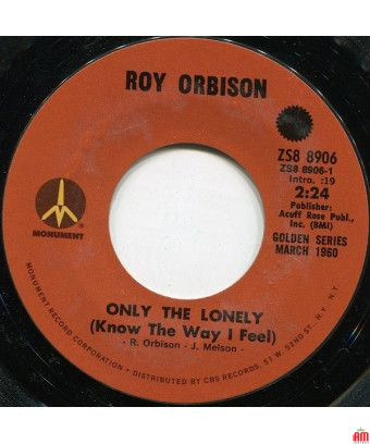 Only The Lonely (Know The Way I Feel) Up Town [Roy Orbison] - Vinyl 7", 45 RPM, Reissue [product.brand] 1 - Shop I'm Jukebox 