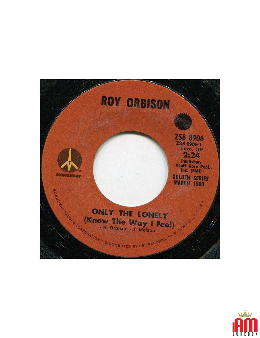 Only The Lonely (Know The Way I Feel) Up Town [Roy Orbison] – Vinyl 7", 45 RPM, Neuauflage [product.brand] 1 - Shop I'm Jukebox 