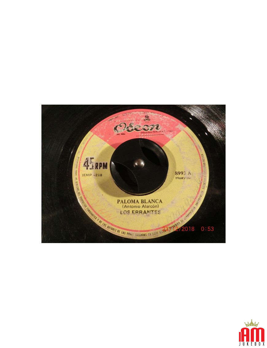 Serenata Errante [Los Errantes] - Vinyl 7", 45 tours, Single [product.brand] 1 - Shop I'm Jukebox 