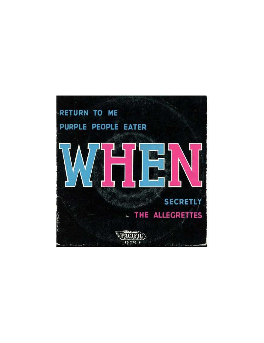 Wenn [The Allegrettes,...] – Vinyl 7", 45 RPM, EP [product.brand] 1 - Shop I'm Jukebox 