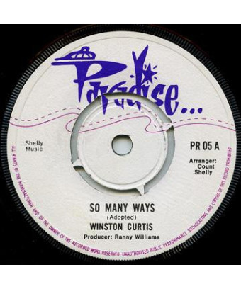 So Many Ways [Winston Curtis] - Vinyl 7"