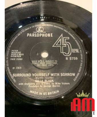 Surround Yourself With Sorrow [Cilla Black] - Vinyl 7", 45 RPM, Single [product.brand] 1 - Shop I'm Jukebox 