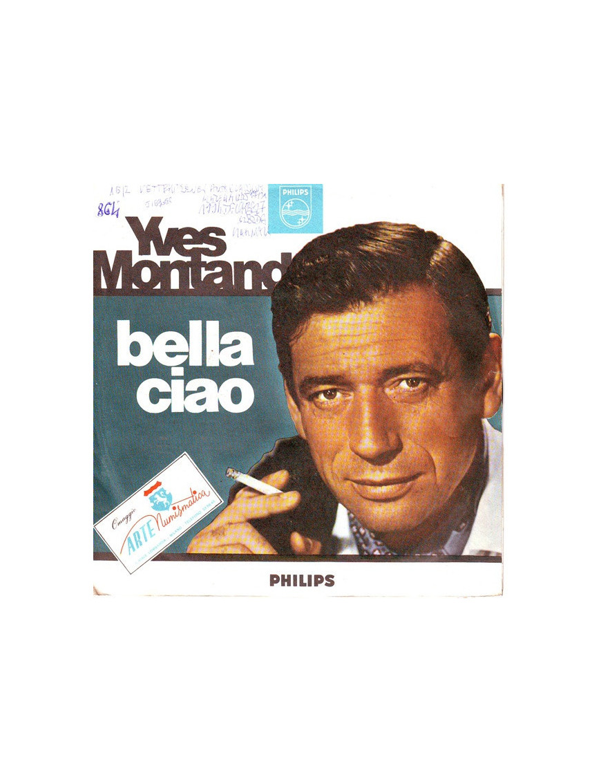 Bella Ciao [Yves Montand] - Vinyl 7", 45 RPM, Single Sided, Mono [product.brand] 1 - Shop I'm Jukebox 