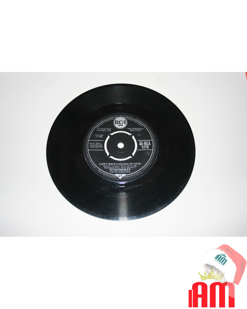 Italiano (Italian) [product.brand]ElvisPresleyCan'tHelpFallingInLove, RockAHulaBaby Vinyl45RCA1270 1 Vendita Vinili 1 Shop I'm J