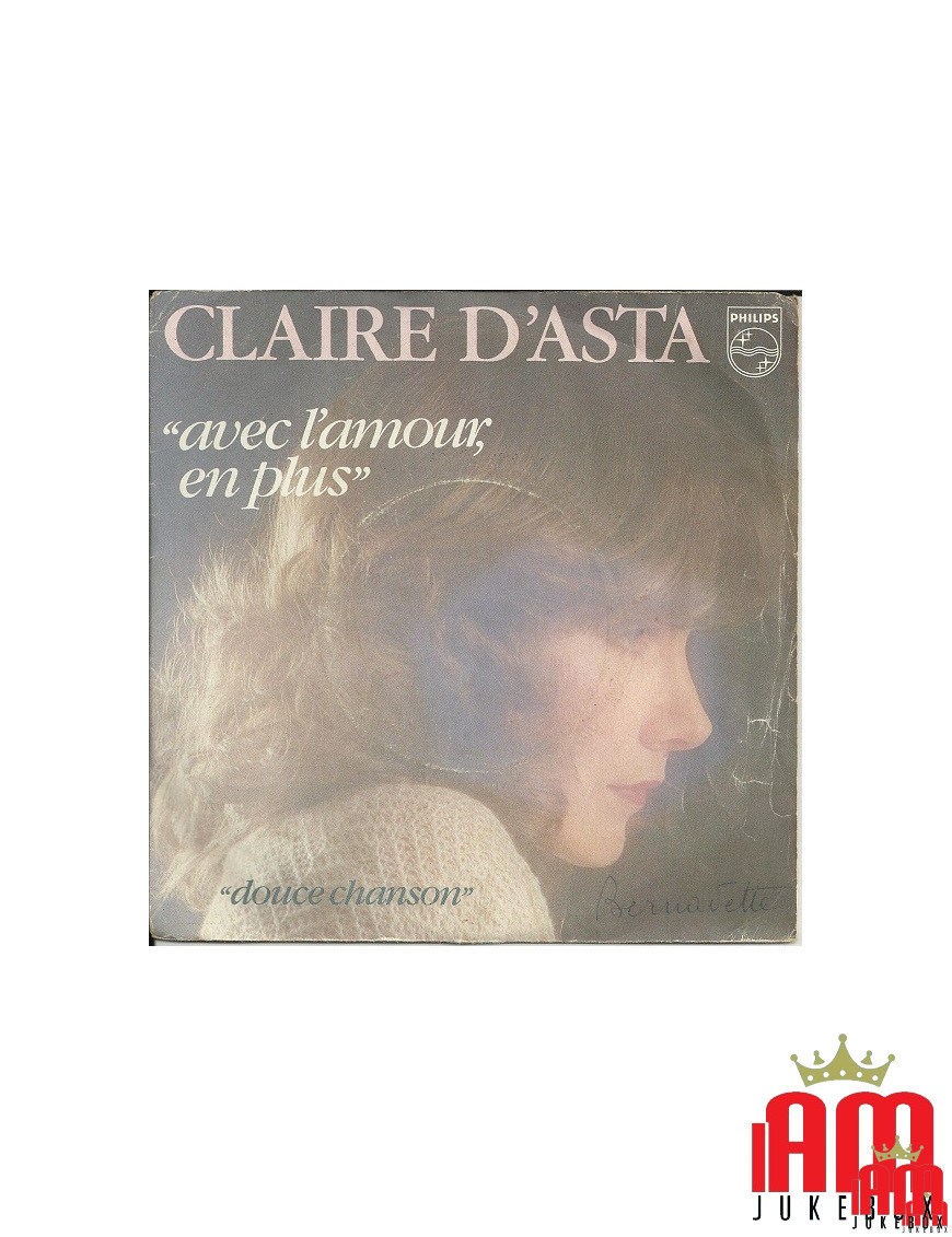 Avec L'amour En Plus [Claire D'Asta] - Vinyl 7", Single, 45 RPM [product.brand] 1 - Shop I'm Jukebox 