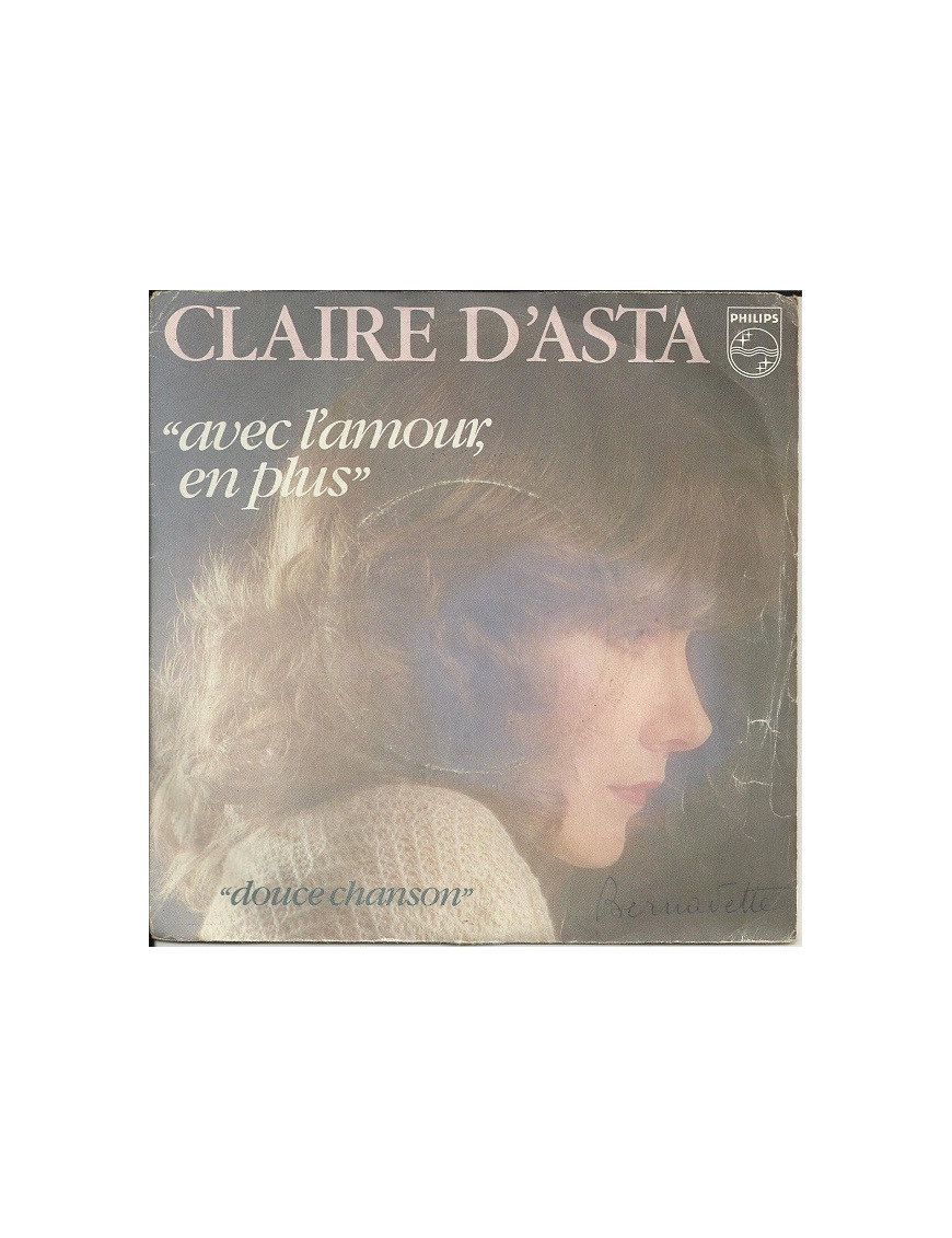 Avec L'amour En Plus [Claire D'Asta] - Vinyl 7", Single, 45 RPM