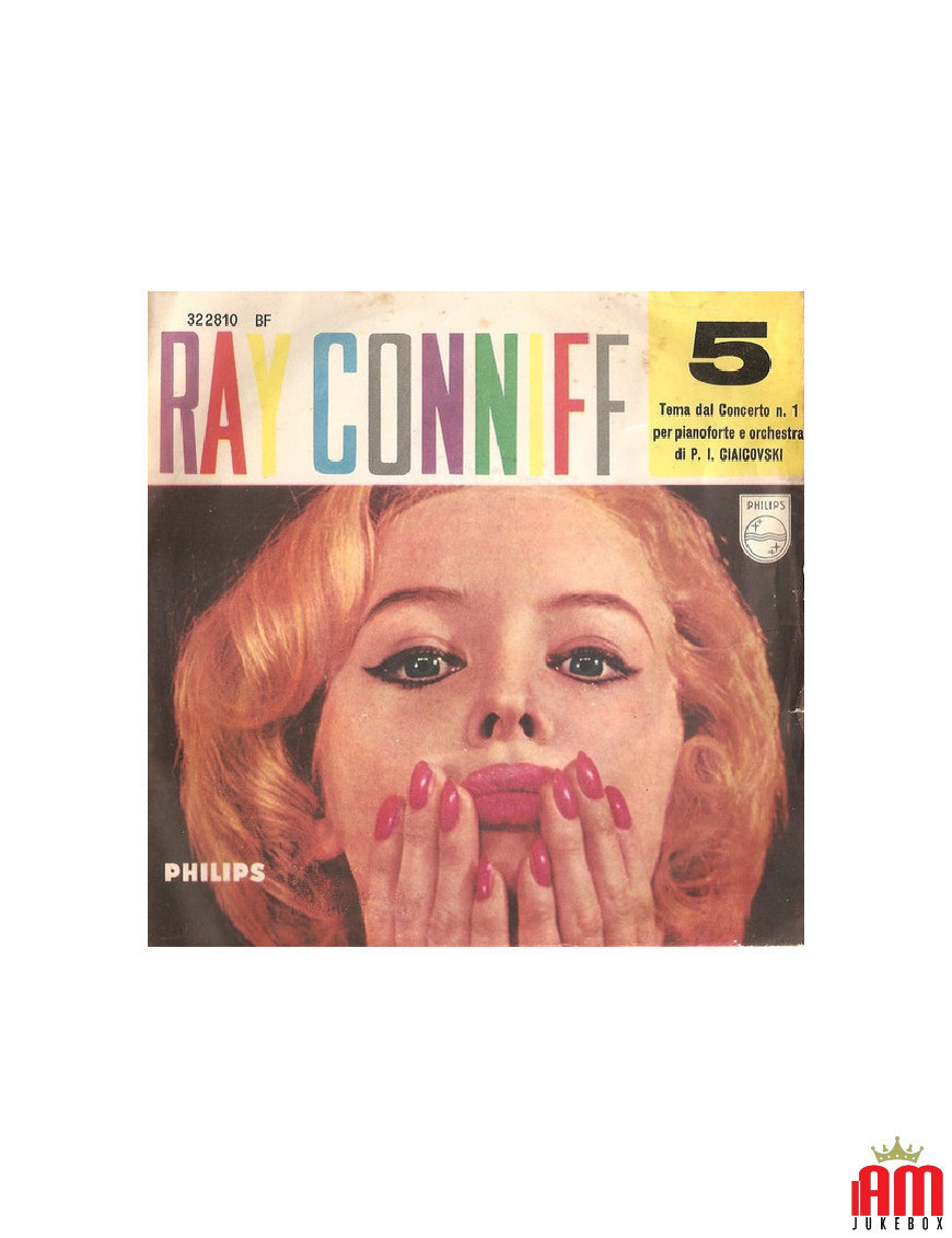 Theme From Concert N.1 For Piano And Orchestra By PI Tchaikovsky [Ray Conniff] - Vinyl 7", 45 RPM [product.brand] 1 - Shop I'm J