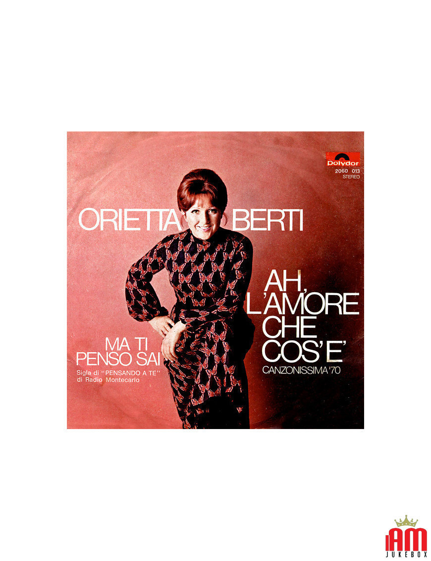 Ah, L'Amore Che Cos'È [Orietta Berti] - Vinyl 7", 45 RPM, Single, Stereo [product.brand] 1 - Shop I'm Jukebox 