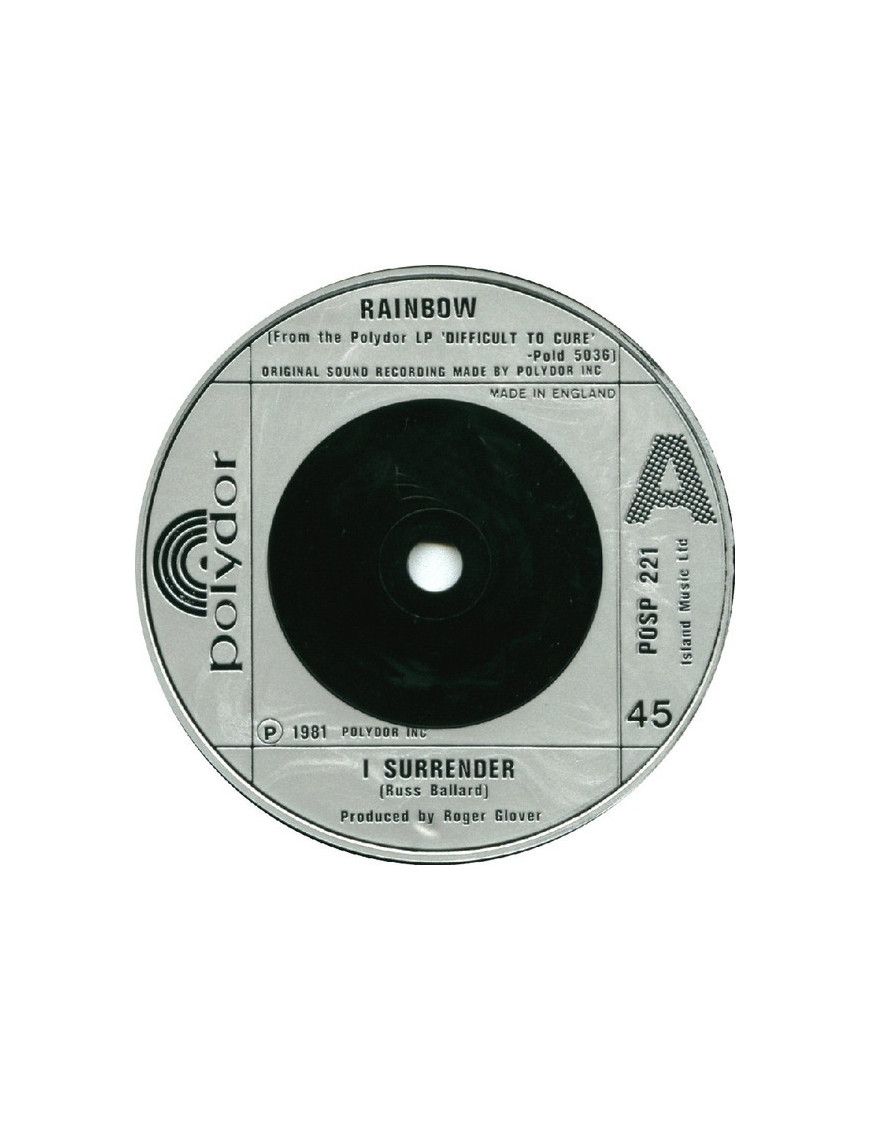 I Surrender [Rainbow] - Vinyl 7", 45 RPM, Single [product.brand] 1 - Shop I'm Jukebox 