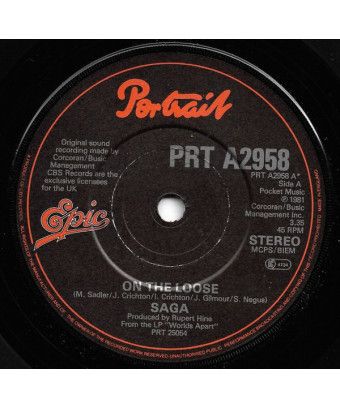 On The Loose [Saga (3)] - Vinyl 7", 45 RPM [product.brand] 1 - Shop I'm Jukebox 