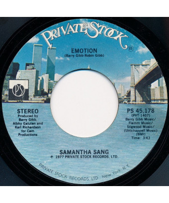 Emotion [Samantha Sang] – Vinyl 7", 45 RPM, Single