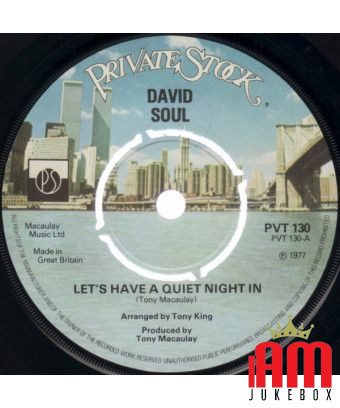 Passons une nuit tranquille dans [David Soul] - Vinyl 7", 45 RPM [product.brand] 1 - Shop I'm Jukebox 