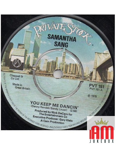 You Keep Me Dancing [Samantha Sang] - Vinyl 7", 45 RPM [product.brand] 1 - Shop I'm Jukebox 