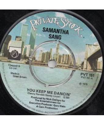 You Keep Me Dancing [Samantha Sang] - Vinyl 7", 45 RPM