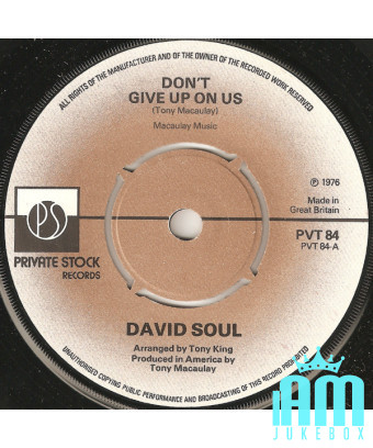 Gib uns nicht auf [David Soul] – Vinyl 7", 45 RPM, Single [product.brand] 1 - Shop I'm Jukebox 