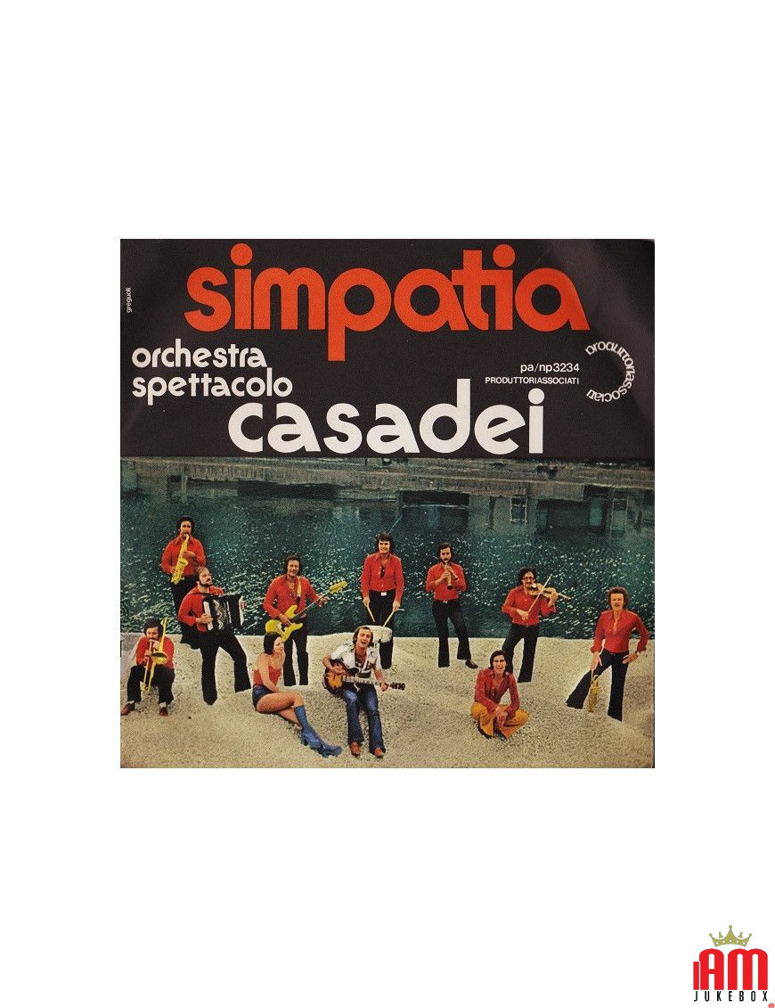 Simpatia [Orchestra Spettacolo Raoul Casadei] - Vinyle 7", 45 RPM, Stéréo [product.brand] 1 - Shop I'm Jukebox 