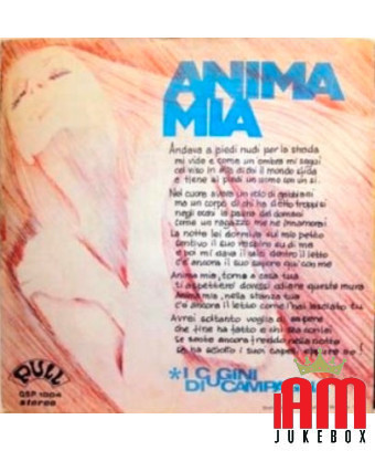 Anima Mia [I Cugini Di Campagna] - Vinyle 7", 45 tours, Single [product.brand] 1 - Shop I'm Jukebox 