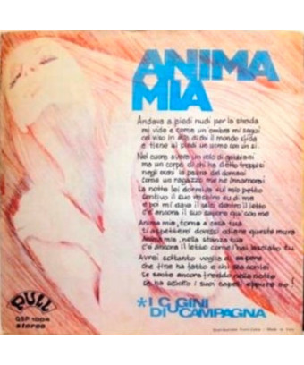Anima Mia [I Cugini Di Campagna] – Vinyl 7", 45 RPM, Single