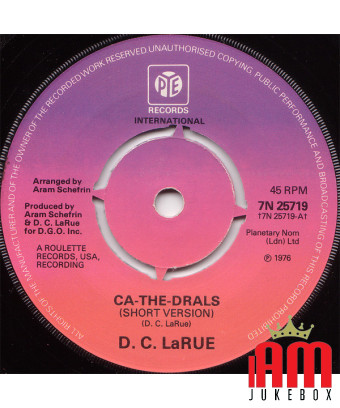 Ca-The-Drals [DC LaRue] - Vinyle 7", 45 tours, Single