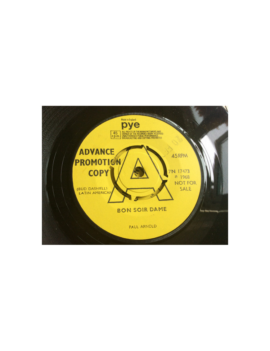 Bon Soir Dame [Paul Arnold (10)] - Vinyl 7", 45 RPM, Single, Promo [product.brand] 1 - Shop I'm Jukebox 