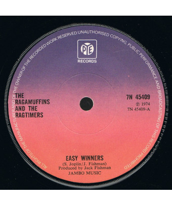 Easy Winners [The Ragamuffins (4),...] – Vinyl 7", 45 RPM
