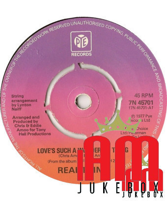 Love's Such A Wonderful Thing [The Real Thing] – Vinyl 7", 45 RPM, Single [product.brand] 1 - Shop I'm Jukebox 