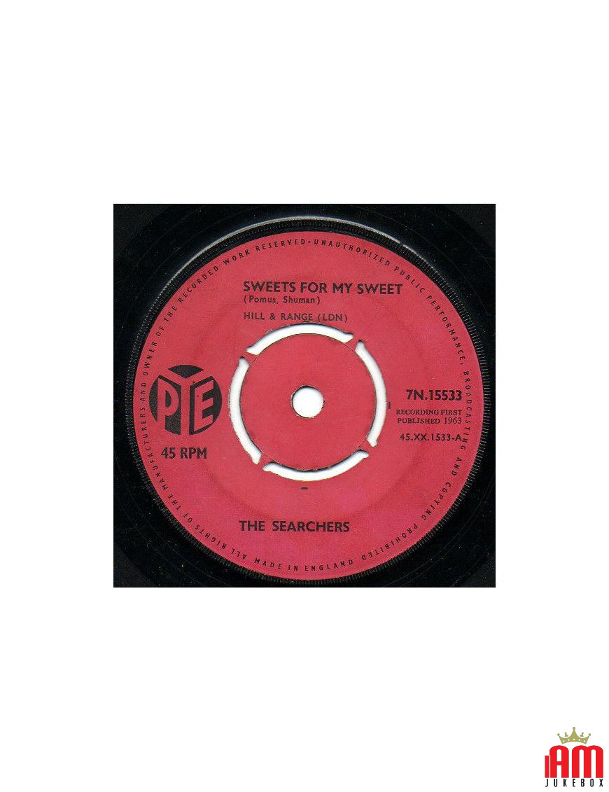 Sweets For My Sweet [The Searchers] – Vinyl 7", 45 RPM, Single [product.brand] 1 - Shop I'm Jukebox 