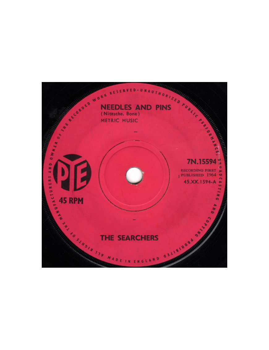 Needles And Pins [The Searchers] – Vinyl 7", 45 RPM, Single [product.brand] 1 - Shop I'm Jukebox 