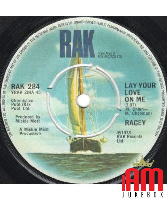 Lay Your Love On Me [Racey] – Vinyl 7", 45 RPM, Single [product.brand] 1 - Shop I'm Jukebox 