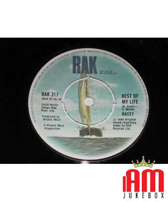 Rest Of My Life [Racey] - Vinyl 7", 45 RPM [product.brand] 1 - Shop I'm Jukebox 