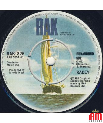 Runaround Sue [Racey] - Vinyl 7", 45 RPM, Single [product.brand] 1 - Shop I'm Jukebox 