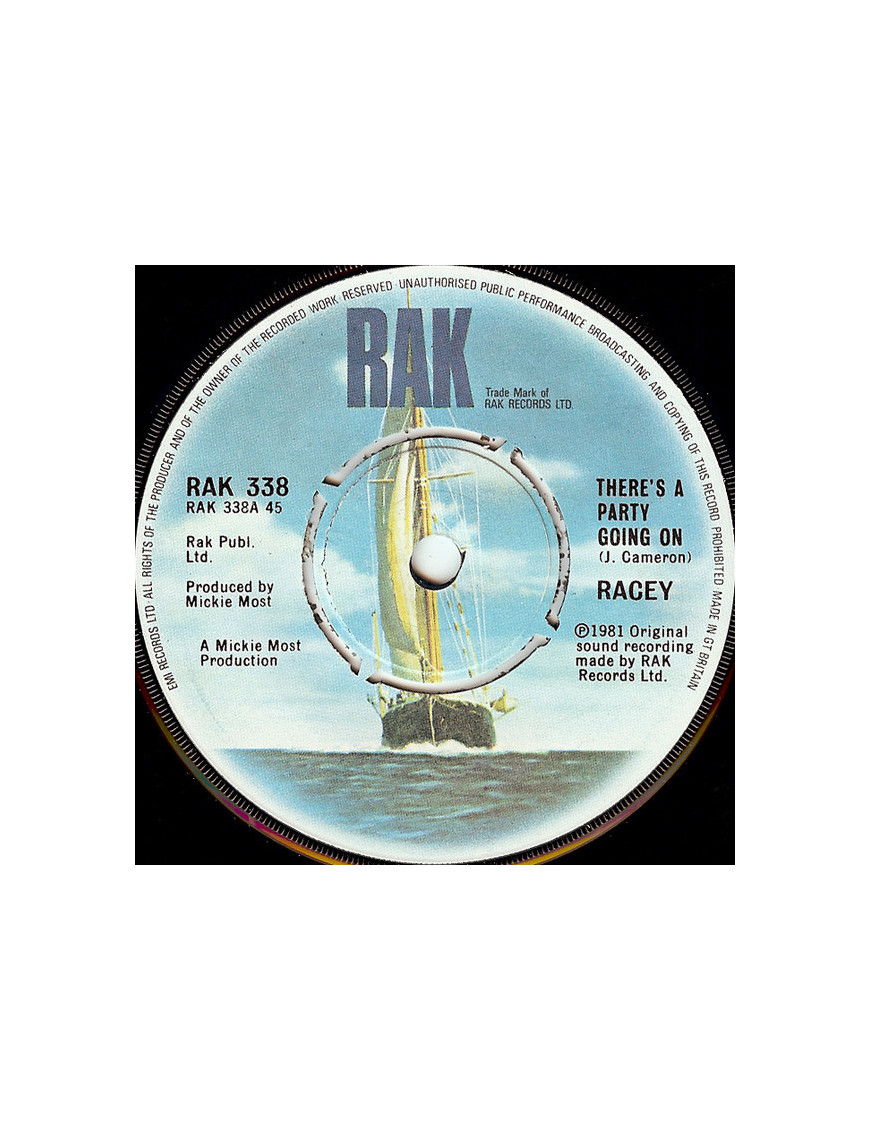 Il y a une fête en cours [Racey] - Vinyl 7", 45 RPM, Single [product.brand] 1 - Shop I'm Jukebox 