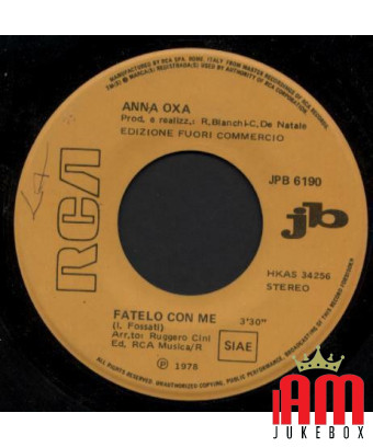 Fais-le avec moi Ramadan [Anna Oxa,...] - Vinyl 7", 45 RPM, Promo, Stéréo