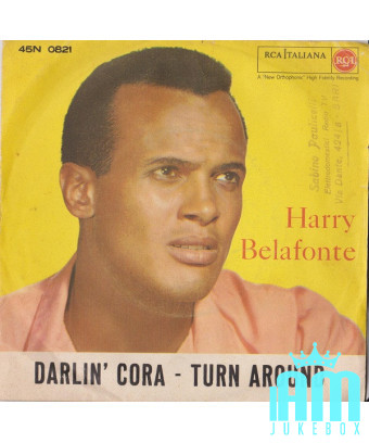 Darlin' Cora Turn Around [Harry Belafonte] - Vinyle 7", 45 tr/min, Mono [product.brand] 1 - Shop I'm Jukebox 