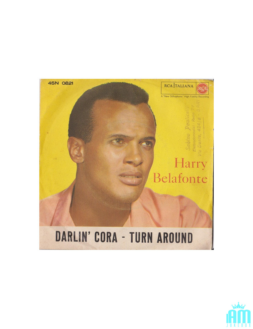Darlin' Cora Turn Around [Harry Belafonte] - Vinyl 7", 45 RPM, Mono [product.brand] 1 - Shop I'm Jukebox 