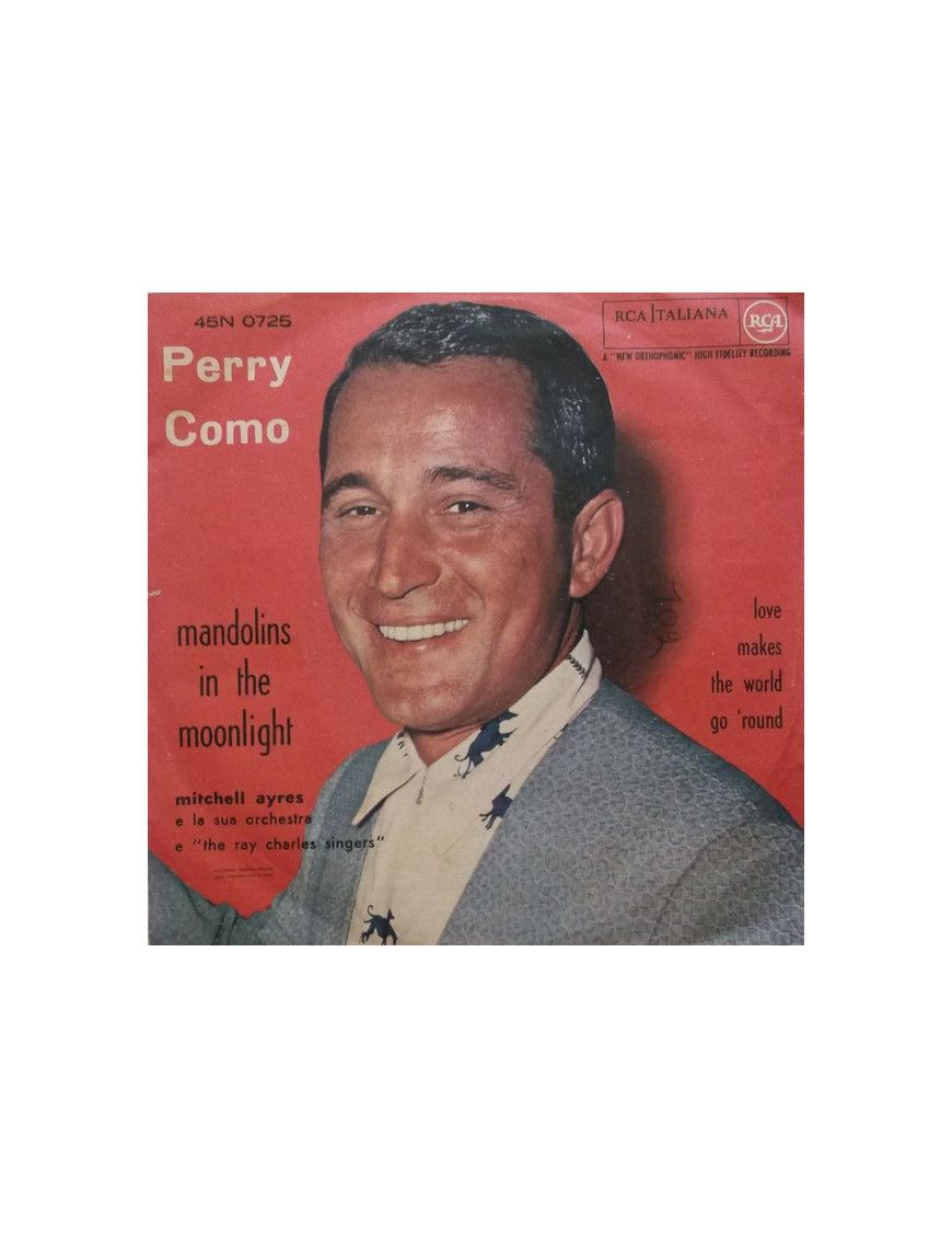 Love Makes The World Go 'Round Mandolins In The Moonlight [Perry Como,...] - Vinyl 7", Single, 45 RPM [product.brand] 1 - Shop I