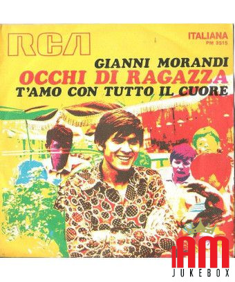 Occhi Di Ragazza [Gianni Morandi] – Vinyl 7", 45 RPM, Mono [product.brand] 1 - Shop I'm Jukebox 